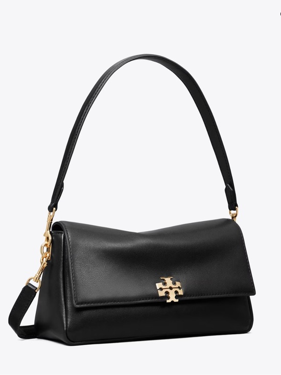 Tory Burch Handbags - TORY BURCH CHARLIE SMALL SHOULDER BAG BLACK